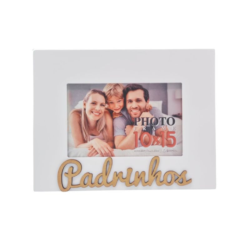 Moldura White Padrinhos 10x15