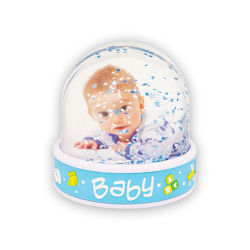 Bola de neve bebé azul