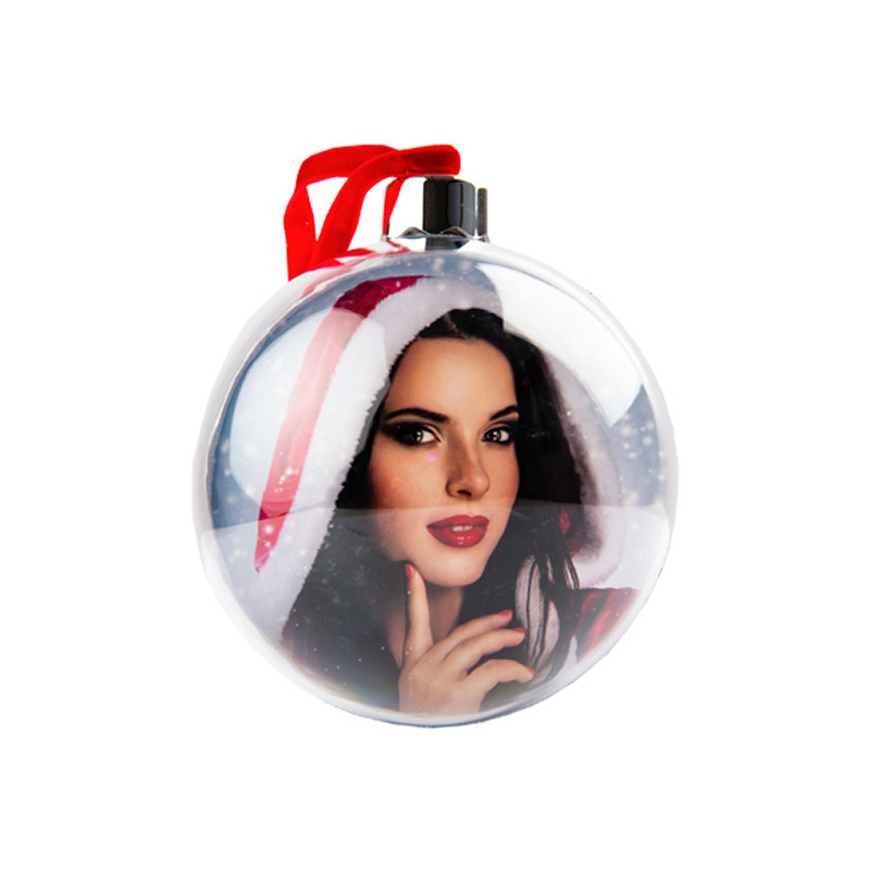Bola de Natal 10cm Prateada