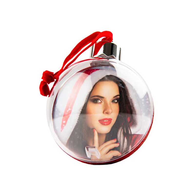 Bola de Natal 10cm Vermelha